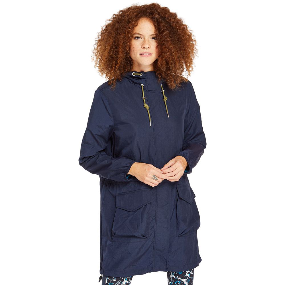 Timberland Womens Parka Lightweight Parka - Navy - India ZJ2034851